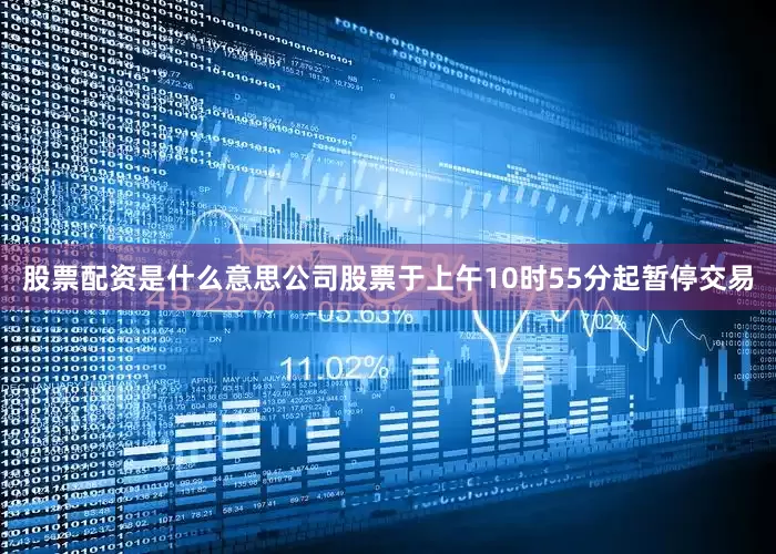 股票配资是什么意思公司股票于上午10时55分起暂停交易